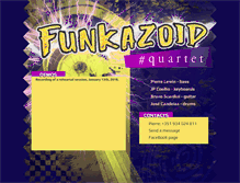 Tablet Screenshot of funkazoid.com